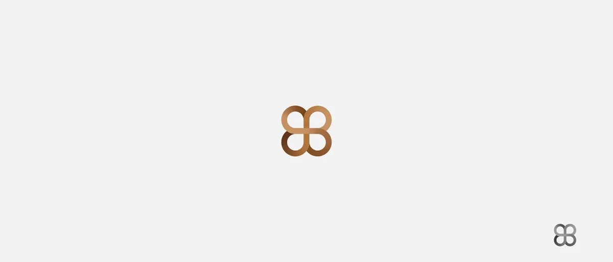 Logofolio: interlocking monogram