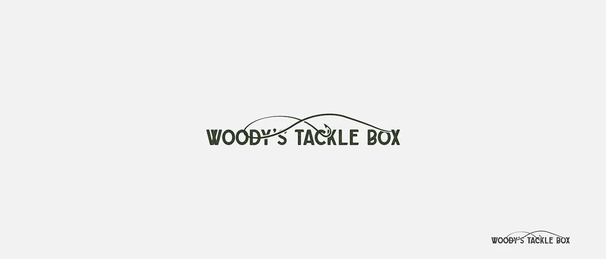 Logofolio: woody’s Tackle Box wordmark