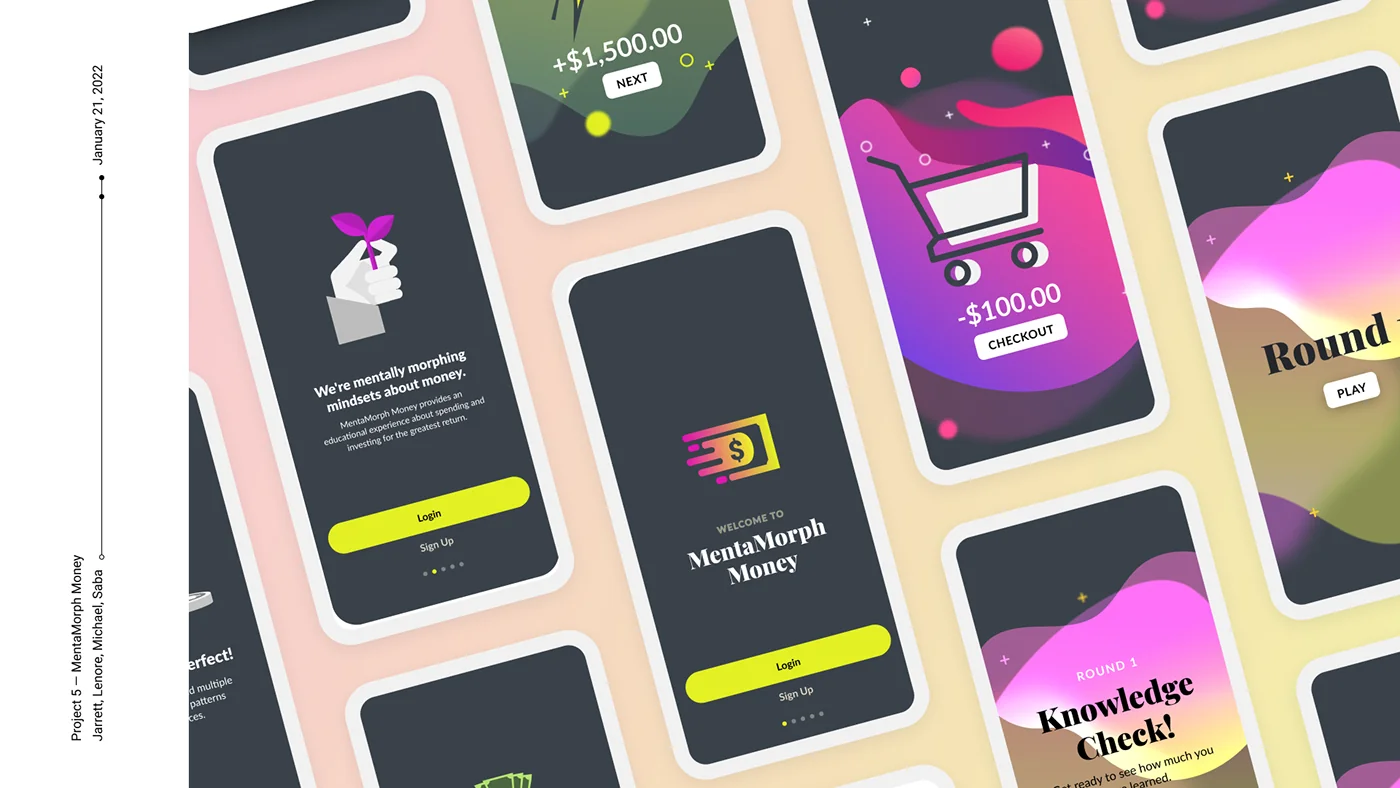 MentaMorph Money: the final interface collection