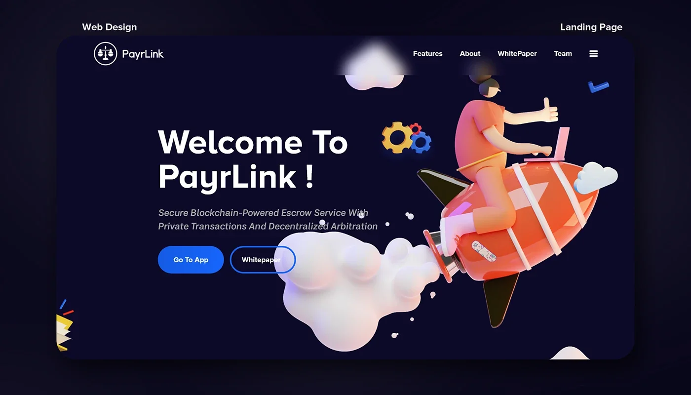 PayrLink: landing-page hero