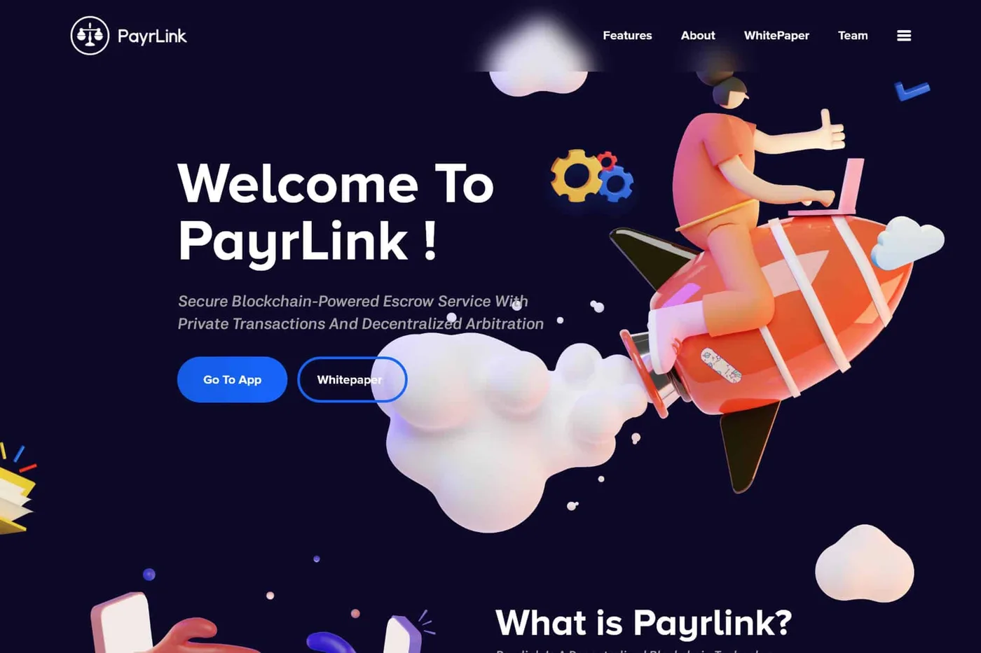 Payrlink — website design from the DexCloud portfolio