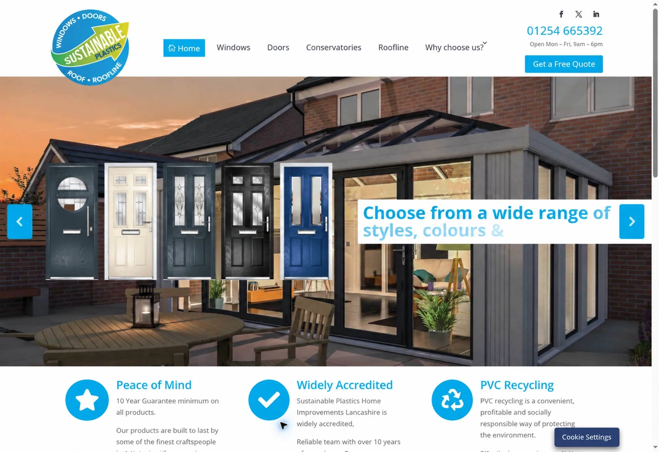 Sustainable Plastics homepage