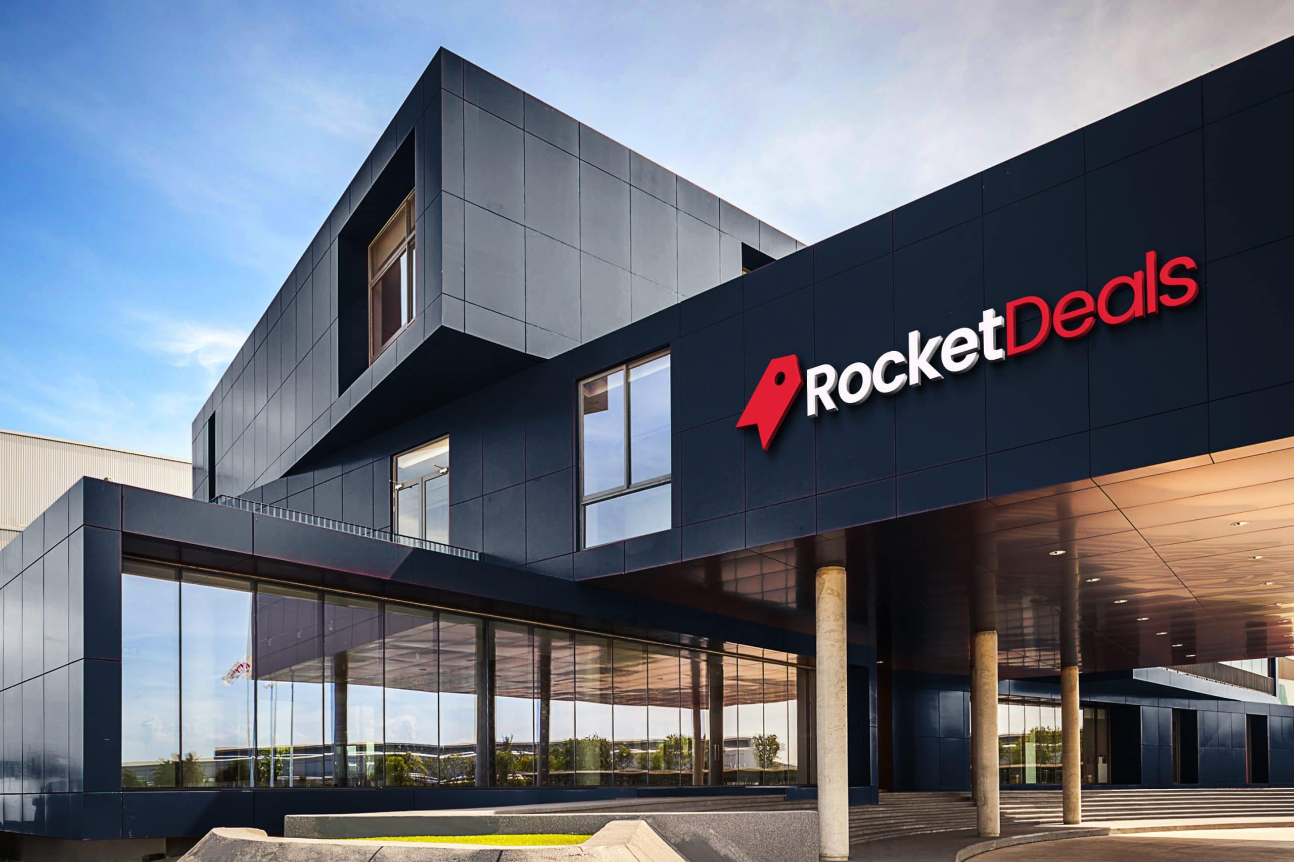 Rocket Deals E-commerce HQ Mock up by DexCloud