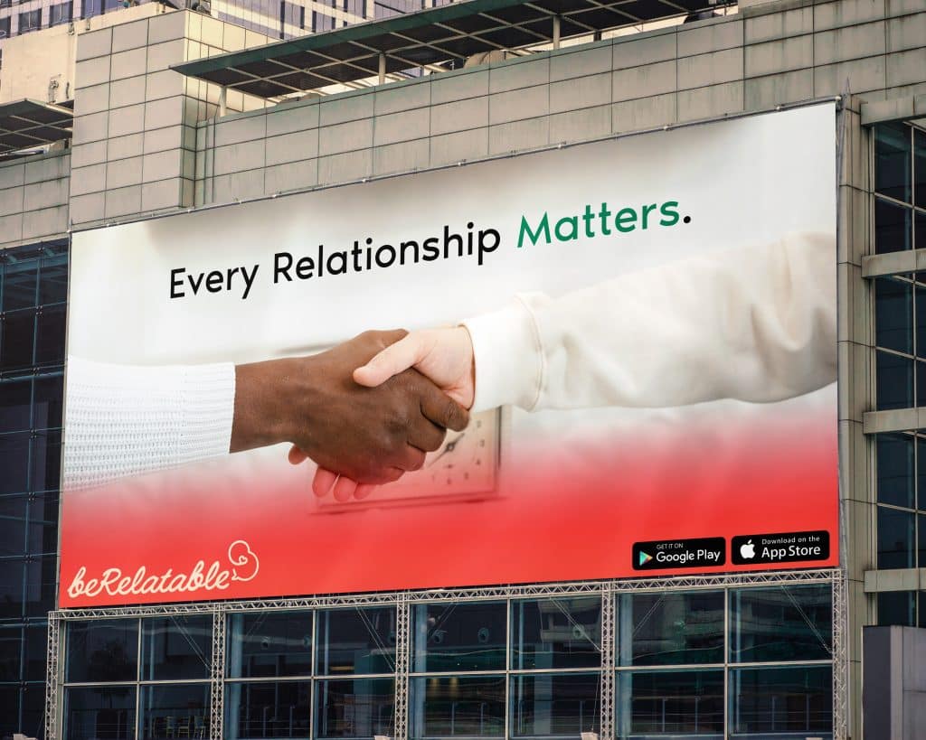 Relationship matters billboard design mock up by DexCloud